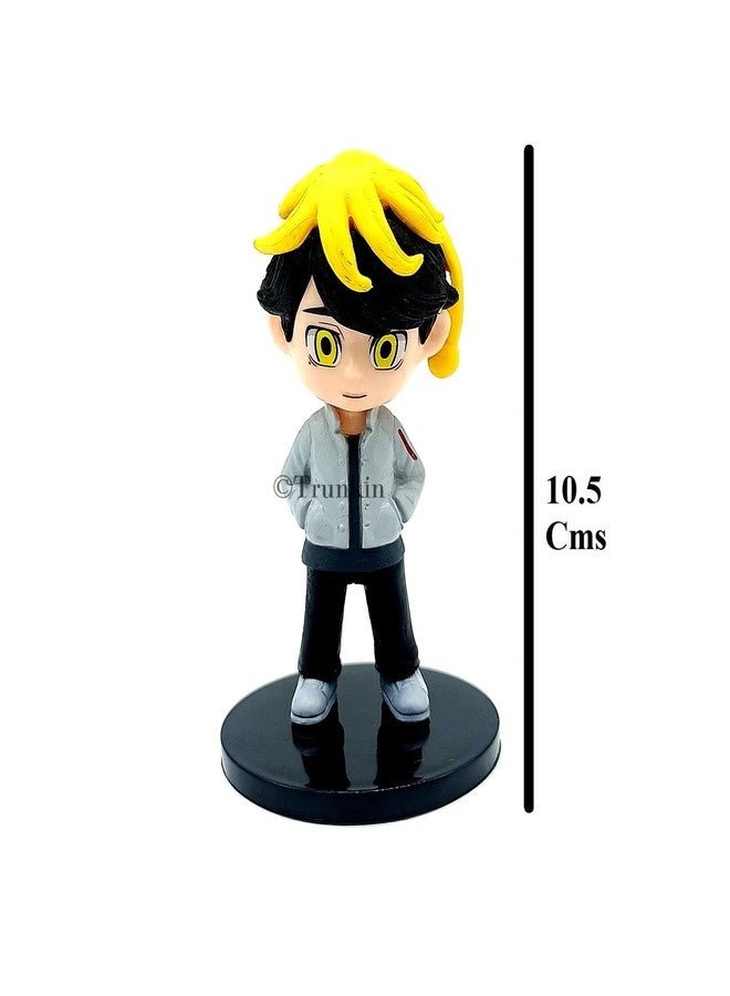 Trunkin Tokyo Revengers Kazutora Hanemiya Action Figure Weeb Manga Collectible Figurine Set B - Image 5